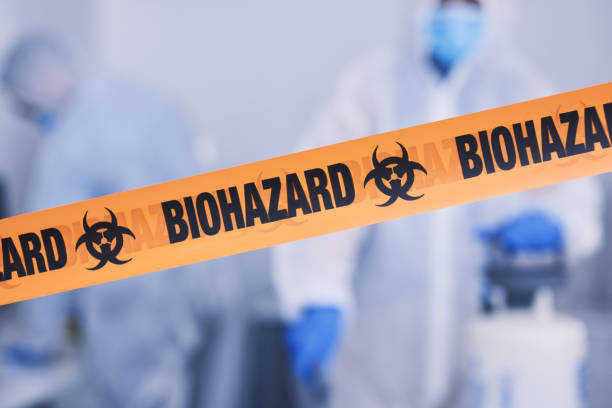 Professional Infectious Disease Decontamination technician working in Liberty, NC